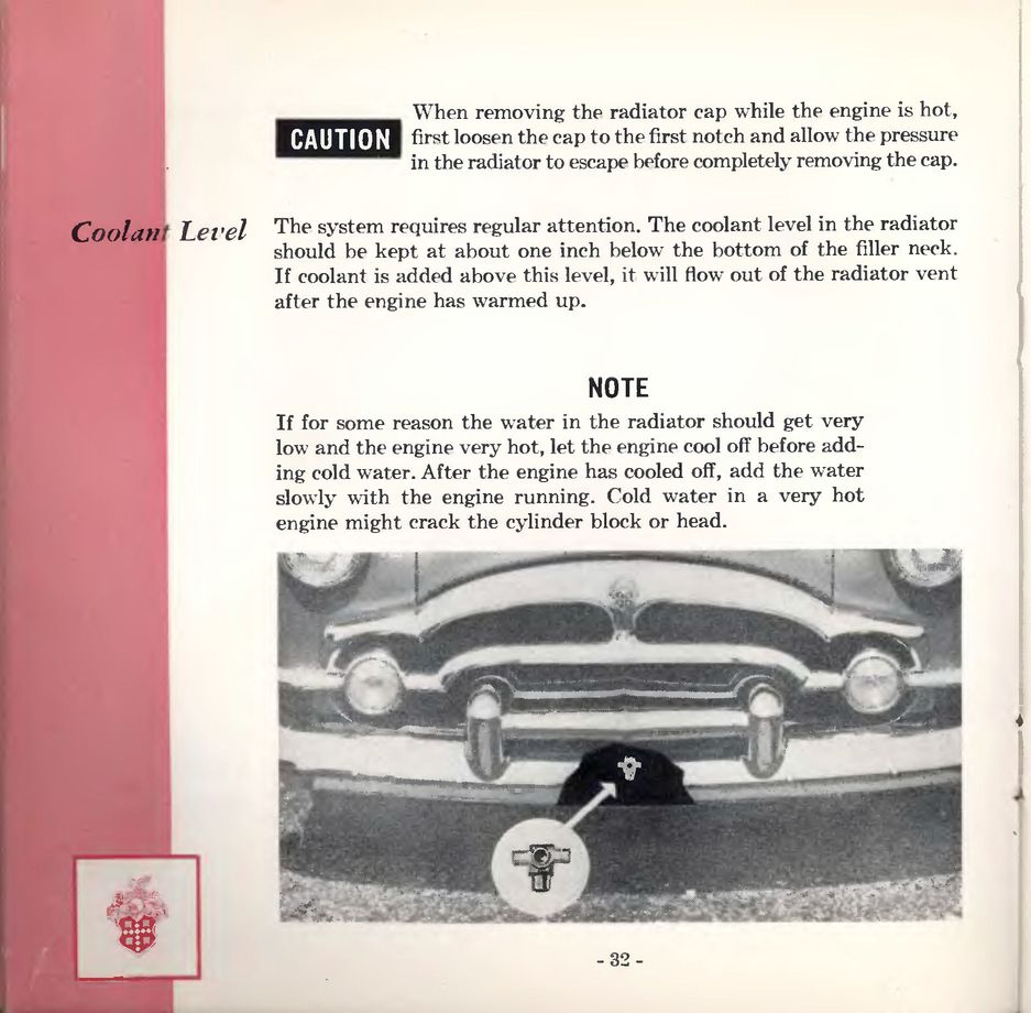 1953 Packard Owners Manual Page 23